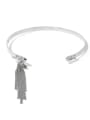 thumb Brass Tassel Hip Hop Choker Necklace(Need To Wait For Delivery) 2