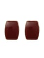 thumb Copper Enamel Geometric Vintage Stud Trend Korean Fashion Earring 4