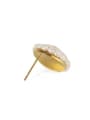 thumb Brass Freshwater Pearl Flower Vintage Clip Earring 2