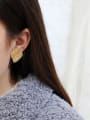 thumb Copper Smooth Geometric Minimalist Stud Trend Korean Fashion Earring 2