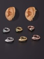 thumb Brass animal Hip Hop Single Earring(Single Only One) 0