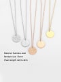 thumb Stainless steel Constellation Minimalist  Round Pendant Necklace 1