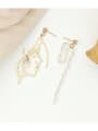 thumb Copper Crystal Tassel Minimalist Drop Trend Korean Fashion Earring 1