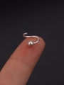 thumb 925 Sterling Silver Round Hoop Earring 3