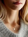 thumb Stainless steel Round Dainty Multi Strand Necklace 1
