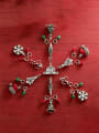 thumb Stainless Steel 3d Snowflakes  Accessories Christmas Series Pendant 1