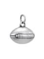 thumb stainless steel rugby pendant diy jewelry accessories 0