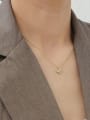 thumb Brass  Cubic Zirconia Butterfly Dainty Pendant Trend Korean Fashion Necklace 1