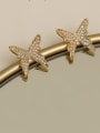thumb Copper Imitation Pearl Butterfly Vintage Stud Trend Korean Fashion Earring 1