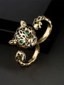 thumb Brass leopard Vintage Band Ring 0