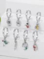thumb Brass Cubic Zirconia Animal Cute Single Earring( Single-Only One) 0