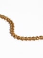 thumb Brass Hollow Geometric  Chain Vintage Necklace 3