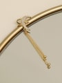 thumb Brass Cubic Zirconia Tassel Vintage Clip Trend Korean Fashion Earring 1