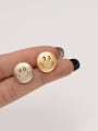 thumb Brass Smiley Minimalist Stud Trend Korean Fashion Earring 1