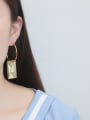 thumb Copper Acrylic Geometric Minimalist Huggie Trend Korean Fashion Earring 1