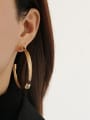 thumb Brass Round Vintage Single Earring 1