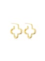 thumb Brass Geometric Trend Huggie Earring 0