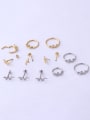 thumb Stainless steel Snake Hip Hop Nose Rings 4