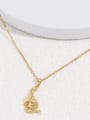 thumb Brass SnakeVintage Five-pointed star Pendant Necklace 2
