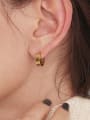 thumb Stainless steel Geometric Minimalist Huggie Earring 2