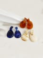 thumb Resin Water Drop Vintage Drop Earring/Multi-Color Optional 2