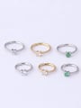 thumb Stainless steel Cubic Zirconia Geometric Vintage Nose Rings 4
