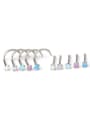 thumb Stainless steel Opal Geometric Cute Nose Studs(Single Only One) 4