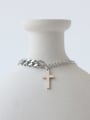 thumb Titanium Steel Cross Minimalist Regligious Necklace 2