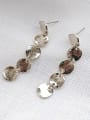 thumb Copper Vintage Smooth  Round Long Drop Trend Korean Fashion Earring 3
