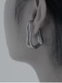 thumb Brass Geometric Minimalist Single Earring 2