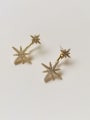 thumb Copper Cubic Zirconia Star Dainty Stud Trend Korean Fashion Earring 3