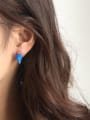 thumb Alloy Enamel Geometric Cute Stud Earring 2