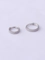 thumb Stainless steel Cubic Zirconia Geometric Hip Hop Nose Rings 3
