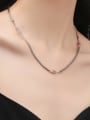 thumb Brass Cubic Zirconia Flame Hip Hop Necklace 1