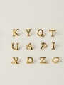 thumb Brass Letter Minimalist  Stud Earring(single) 0