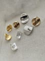 thumb Copper Alloy Irregular Minimalist Stud Earring 0