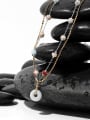 thumb Brass Natural Stone Geometric Hip Hop Necklace 2