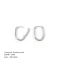 thumb Stainless steel Geometric Minimalist Huggie Earring 3