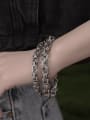 thumb Stainless steel Geometric Hip Hop Link Bracelet 1
