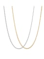 thumb Brass Geometric Hip Hop Multi Strand Necklace 0