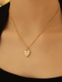 thumb Brass  Cubic Zirconia Heart Vintage Necklace 1