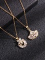 thumb Copper Cubic Zirconia Flower Butterfly  Trend Pendant Necklace 2
