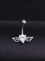 thumb Stainless steel Cubic Zirconia Wing Hip Hop Belly Rings & Belly Bars 0