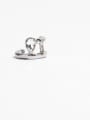 thumb Brass Cubic Zirconia Water Drop Minimalist Clip Earring(Single) 2