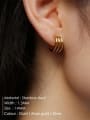 thumb Stainless steel Geometric Minimalist Stud Earring 2
