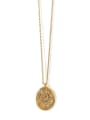 thumb Brass Geometric Vintage Pendant  Necklace 0