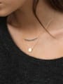 thumb Stainless steel Bead Geometric Minimalist Necklace 1