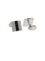 thumb Brass Acrylic Square Vintage Cuff Link 0
