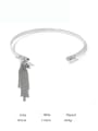 thumb Brass Tassel Hip Hop Choker Necklace(Need To Wait For Delivery) 3