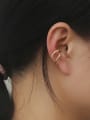 thumb Copper Irregular Minimalist Clip Trend Korean Fashion Earring (single) 1
